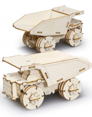 BRANDCRAFT Mining Truck Wooden Model