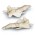 BRANDCRAFT Jet Fighter Wooden Model - Natural
