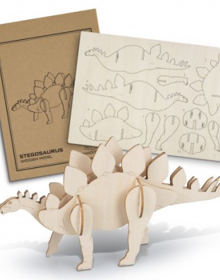 BRANDCRAFT Stegosaurus Wooden Model