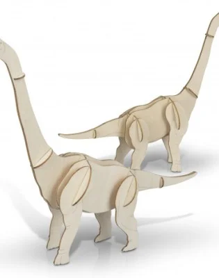 BRANDCRAFT Brachiosaurus Wooden Model