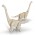 BRANDCRAFT Brachiosaurus Wooden Model - Natural