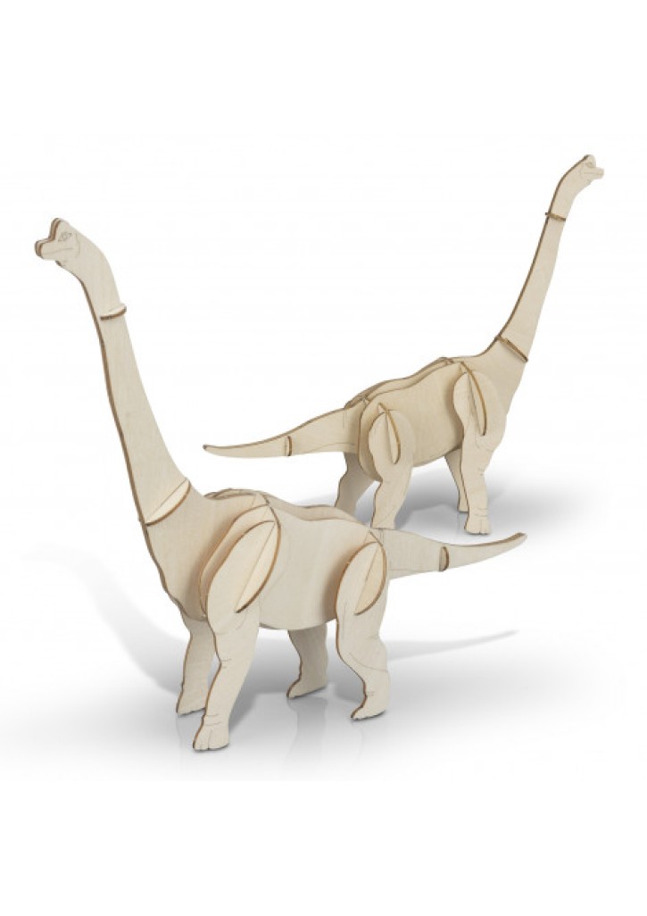 BRANDCRAFT Brachiosaurus Wooden Model