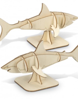 BRANDCRAFT Shark Wooden Model