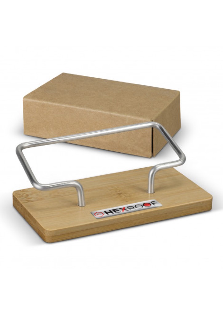 Bamboo Business Card Stand