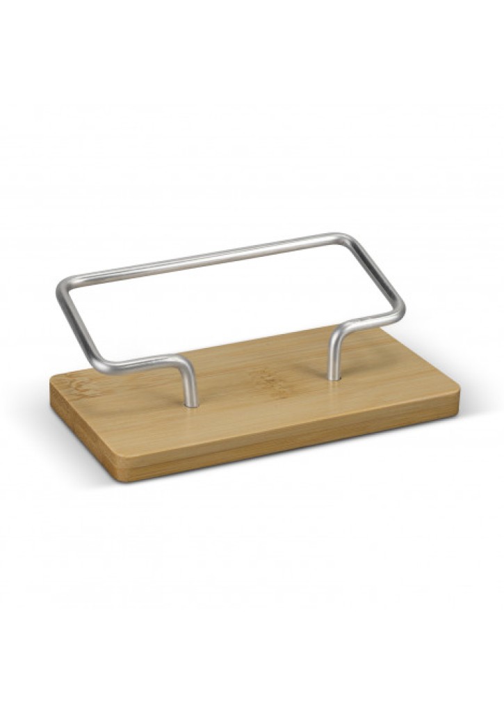 Bamboo Business Card Stand