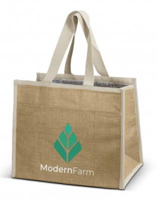 Lumi Jute Cooler Bag