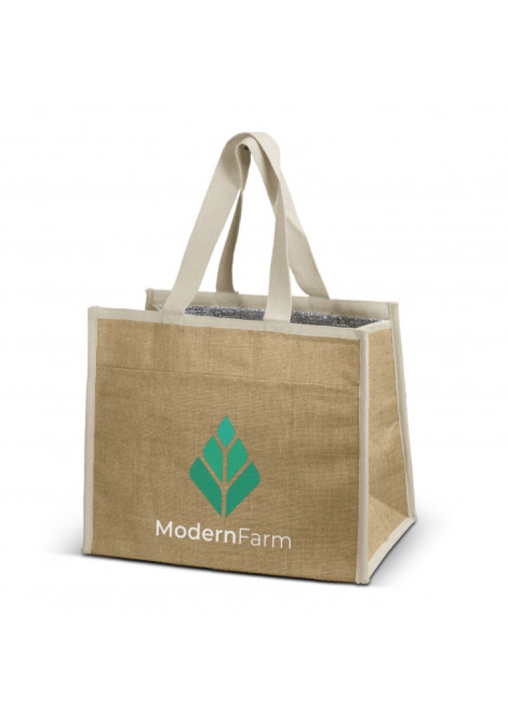 Lumi Jute Cooler Bag
