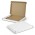 Die Cut Box with Locking Lid - 230x165x22mm - White/Natural