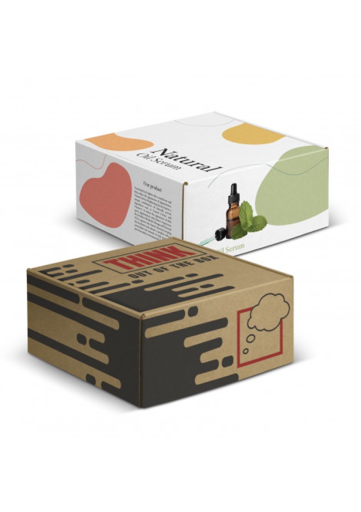 Die Cut Box with Locking Lid - 225x225x113mm