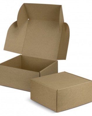 Die Cut Box with Locking Lid - 225x225x113mm