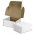 Die Cut Box with Locking Lid - 225x225x113mm - White/Natural