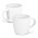 Mocha Coffee Mug - Two Tone - White/White