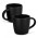 Mocha Coffee Mug - Two Tone - Black/Black
