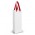 Wine Ribbon Handle Paper Bag - Full Colour - White