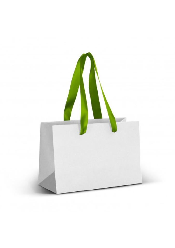 Small Ribbon Handle Paper Bag - Full Colour