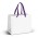 Medium Ribbon Handle Paper Bag - Full Colour - White