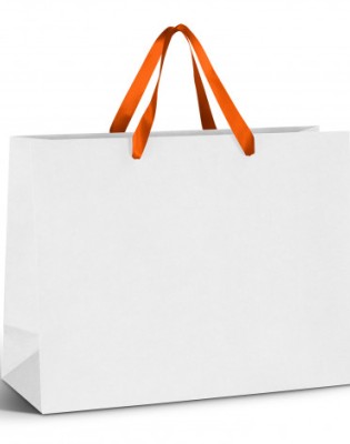 Extra Large Ribbon Handle Paper Bag - Full Colour