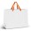 Extra Large Ribbon Handle Paper Bag - Full Colour - White