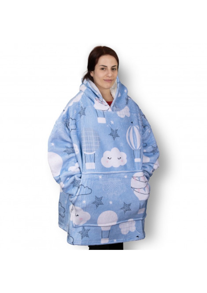 Full Colour Blanket Hoodie