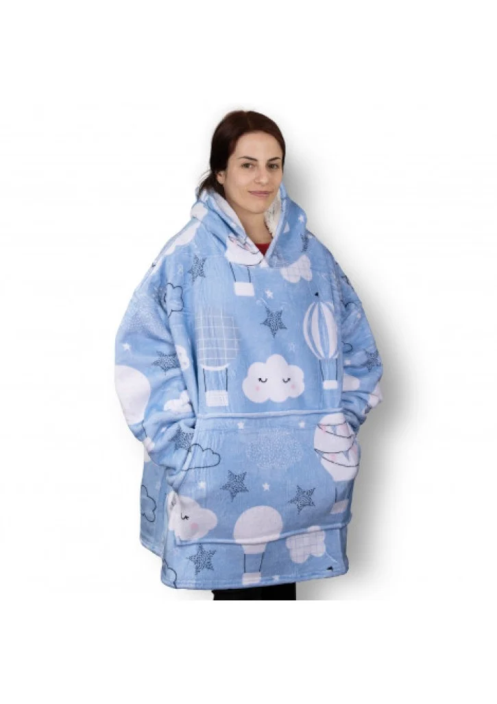 Full Colour Blanket Hoodie