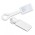 Silicone Luggage Tag - White