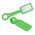 Silicone Luggage Tag - Bright Green