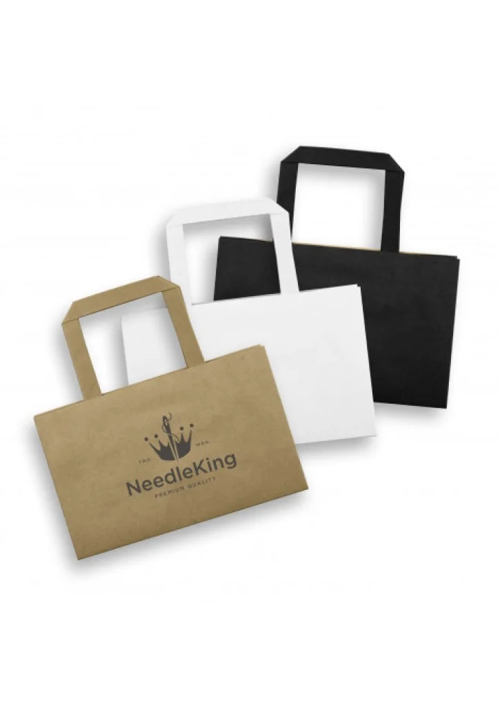 Small Flat Handle Paper Bag Landscape Small Flat Handle Paper Bag Landscape