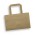 Small Flat Handle Paper Bag Landscape - Natural