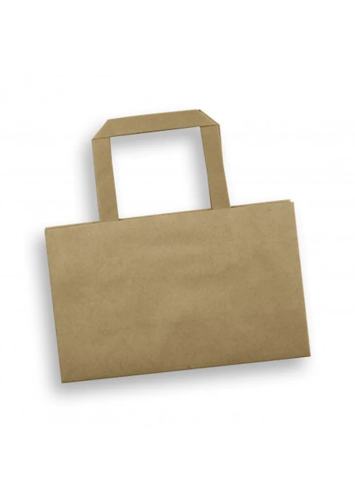Small Flat Handle Paper Bag Landscape Small Flat Handle Paper Bag Landscape