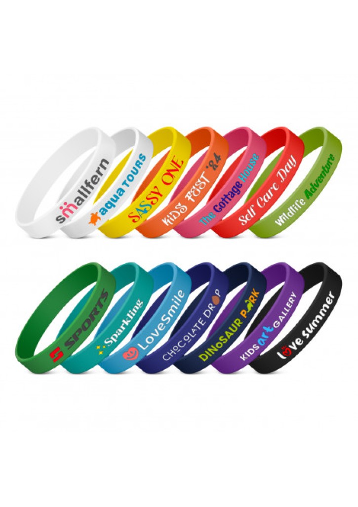 Kids Silicone Wrist Band - Debossed