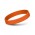 Kids Silicone Wrist Band - Debossed - Orange