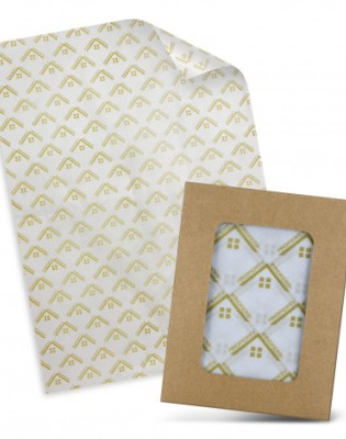 Tissue Paper with Envelope - White