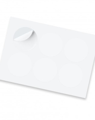 Sticker Sheet 80mm Circle - Gloss