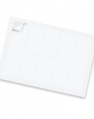 Sticker Sheet 88x50mm Rectangle - Gloss