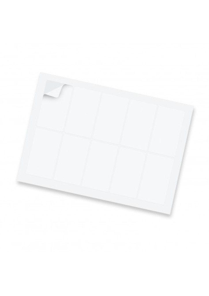 Sticker Sheet 88x50mm Rectangle - Gloss