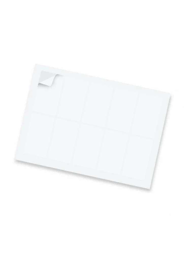Sticker Sheet 88x50mm Rectangle - Gloss