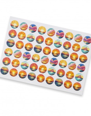 Sticker Sheet 26mm Circle - Matte