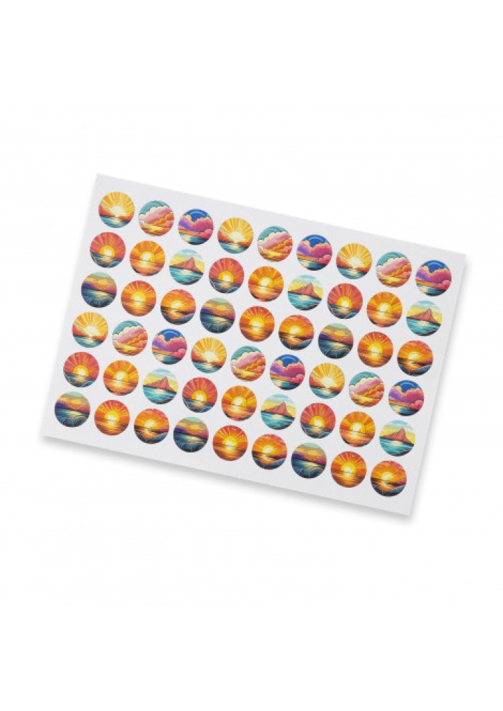 Sticker Sheet 26mm Circle - Matte