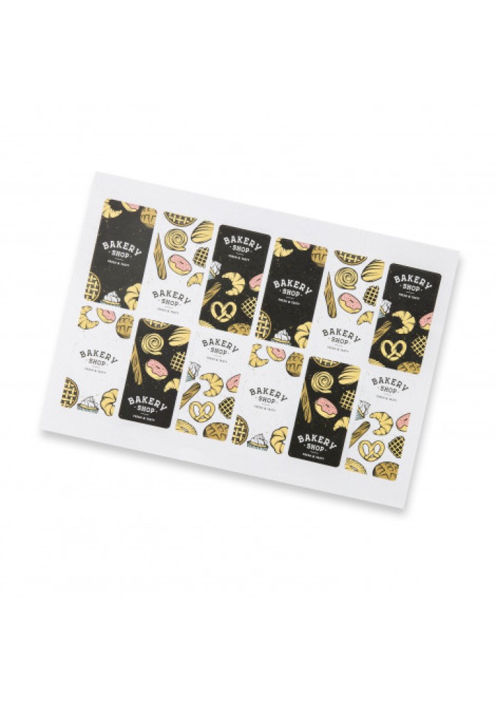 Sticker Sheet 40x80mm Rectangle - Matte