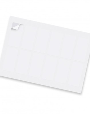 Sticker Sheet 40x80mm Rectangle - Matte
