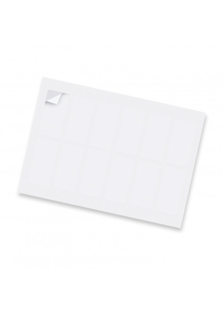 Sticker Sheet 40x80mm Rectangle - Matte