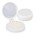 Compact Brush with Mirror - White