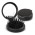 Compact Brush with Mirror - Black
