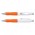 Turbo Pen - White Barrel - Orange