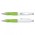 Turbo Pen - White Barrel - Bright Green