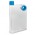 Accent Water Bottle - Frosted - Frosted Clear/Light Blue