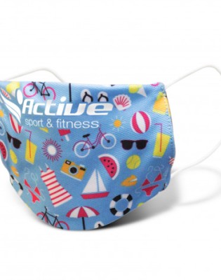 Reusable Face Mask Full Colour - Small