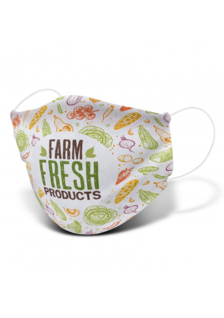 Reusable Face Mask Full Colour - Large