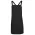 Cross Back Canvas Apron (Without Straps) 78 x 85cm - Black