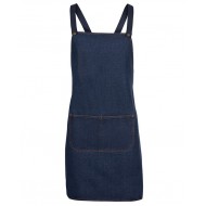 Cross back Denim Apron (Without Straps)